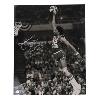 Julius "Dr. J" Erving Signed 76ers 16x20 Photo (Beckett) at PristineAuction.com