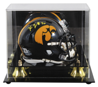 Kaleb Johnson Signed Iowa Hawkeyes Speed Mini Helmet with Display Case (Beckett) at PristineAuction.com