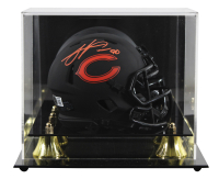Julius Peppers Signed Bears Eclipse Alternate Speed Mini Helmet with Display Case (Beckett) at PristineAuction.com