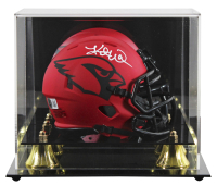 Kurt Warner Signed Cardinals Rave Alternate Speed Mini Helmet with Display Case (Beckett) at PristineAuction.com
