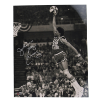Julius "Dr. J" Erving Signed 76ers 16x20 Photo (Beckett) at PristineAuction.com