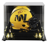 John Riggins Signed Commanders Rave Alternate Speed Mini Helmet with Display Case (Beckett) at PristineAuction.com