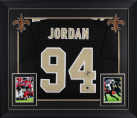 Cameron Jordan Signed Custom Framed Jersey (Beckett) at PristineAuction.com