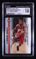 Lebron James 2003-04 Upper Deck Phenomenal Beginning #11 RC (CGC 10) at PristineAuction.com
