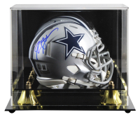 Deion Sanders Signed Cowboys Speed Mini Helmet with Display Case (Beckett) at PristineAuction.com
