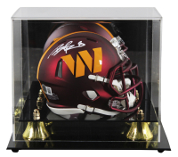 Brian Robinson Jr. Signed Commanders Speed Mini Helmet with Display Case (Beckett) at PristineAuction.com