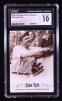 Babe Ruth 2016 Leaf Babe Ruth Collection #40 (CGC 10) at PristineAuction.com