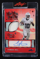 Tyreek Hill 2025 Leaf Glory of the Game Retro Relic Signatures USA Flag Foil #RSTH1 #4/5 at PristineAuction.com