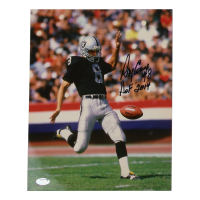 Ray Guy Signed Raiders 8x10 Photo Inscribed "HOF 14" (Schwartz) at PristineAuction.com
