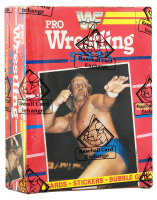 1985 Topps WWF Pro Wrestling Stars Wax Box with (36) Packs at PristineAuction.com