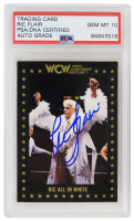 Ric Flair Signed WCW 1991 Championship Marketing #56 (PSA | Auto 10) at PristineAuction.com