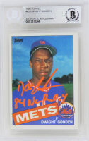 Dwight Gooden Signed 1985 Topps #620 Inscribed "84 NL ROY" (BGS) at PristineAuction.com