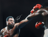Larry Holmes Signed 16x20 Photo (Schwartz) at PristineAuction.com