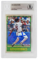 Andruw Jones Signed 1997 Topps Chrome #160 (BGS) at PristineAuction.com