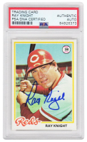 Ray Knight Signed 1978 Topps #674 RC (PSA) at PristineAuction.com