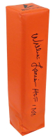 Willie Lanier Signed End Zone Pylon Inscribed "HOF 1986" (Schwartz) at PristineAuction.com