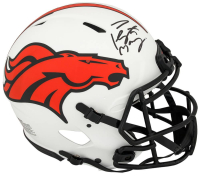 Peyton Manning Signed Broncos Full-Size Authentic On-Field Lunar Eclipse Alternate Speed Helmet (Fanatics) at PristineAuction.com