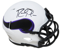 Randy Moss Signed Vikings Lunar Eclipse Alternate Speed Mini Helmet (Schwartz) at PristineAuction.com
