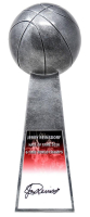 Jerry Reinsdorf Signed 14" Championship Replica Trophy (Schwartz) at PristineAuction.com