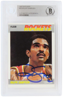 Ralph Sampson Signed 1987 Fleer #95 Inscribed "HOF '12" (BGS) at PristineAuction.com