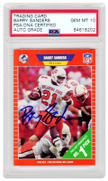 Barry Sanders Signed 1989 Pro Set #494 RC (PSA | Auto 10) at PristineAuction.com