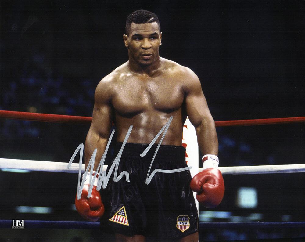 Mike Tyson Signed 8x10 Photo (Schwartz) at PristineAuction.com Mike Tyson Signed 8x10 Photo (Schwartz) at PristineAuction.com