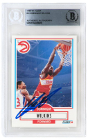 Dominique Wilkins Signed 1990-91 Fleer #6 (BGS) at PristineAuction.com