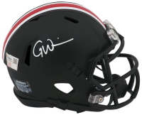 Garrett Wilson Signed Ohio State Buckeyes Speed Mini Helmet (Fanatics) at PristineAuction.com