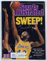 James Worthy Signed 1989 "Sports Illustrated" Magazine (Schwartz) at PristineAuction.com