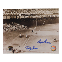 Bobby Thomson & Ralph Branca Signed "Shot Heard Around The World" 8x10 Photo (AIV & Steiner) at PristineAuction.com