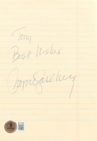 Ryne Sandberg Signed 5x7 Notepad Page Inscribed "Best Wishes" (Beckett) at PristineAuction.com