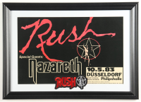1983 Rush Concert Custom Framed Poster Display at PristineAuction.com