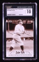 Babe Ruth 2016 Leaf Babe Ruth Collection #76 (CGC 10) at PristineAuction.com