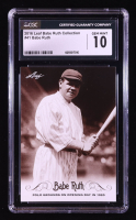 Babe Ruth 2016 Leaf Babe Ruth Collection #41 (CGC 10) at PristineAuction.com