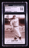 Babe Ruth 2016 Leaf Babe Ruth Collection #43 (CGC 10) at PristineAuction.com