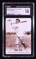 Babe Ruth 2016 Leaf Babe Ruth Collection #38 (CGC 10) at PristineAuction.com