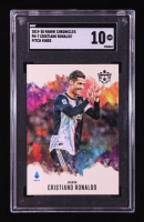 Cristiano Ronaldo 2019-20 Panini Pitch Kings #7 (SGC 10) at PristineAuction.com