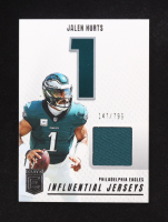 Jalen Hurts 2025 Elite Influential Jerseys #3 #147/799 at PristineAuction.com