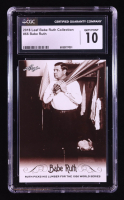 Babe Ruth 2016 Leaf Babe Ruth Collection #66 (CGC 10) at PristineAuction.com