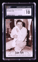 Babe Ruth 2016 Leaf Babe Ruth Collection #59 (CGC 10) at PristineAuction.com