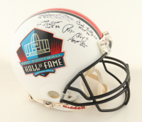 Cowboys Hall Of Famers Multi-Signed & Inscribed Hall Of Fame Logo Authentic On-Field Full Size Helmet Signed by (6) Including Troy Aikman, Tony Dorsett, Roger Staubach, Randy White (JSA) at PristineAuction.com