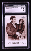 Babe Ruth 2016 Leaf Babe Ruth Collection #29 (CGC 10) at PristineAuction.com