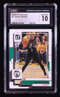 Jaylen Brown 2022-23 Donruss #2 (CGC 10) at PristineAuction.com