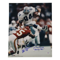 Jay Novacek Signed Cowboys 16x20 Photo Inscribed "3x SB Champs" & "America's Team" (PSA) at PristineAuction.com