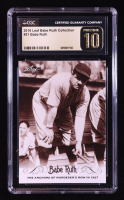 Babe Ruth 2016 Leaf Babe Ruth Collection #21 (CGC Pristine 10) at PristineAuction.com