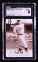 Babe Ruth 2016 Leaf Babe Ruth Collection #43 (CGC 10) at PristineAuction.com