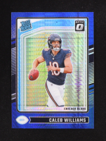 Caleb Williams 2024 Donruss Optic Rated Rookie Blue Hyper #201 RC at PristineAuction.com