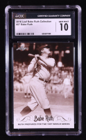 Babe Ruth 2016 Leaf Babe Ruth Collection #27 (CGC 10) at PristineAuction.com