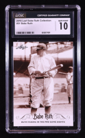 Babe Ruth 2016 Leaf Babe Ruth Collection #51 (CGC 10) at PristineAuction.com