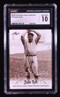 Babe Ruth 2016 Leaf Babe Ruth Collection #78 (CGC 10) at PristineAuction.com